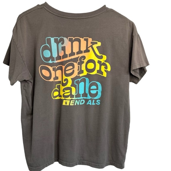 Dutch Bros NWT BRAND NEW IN BAG Gray w/Neon DRINK ONE FOR DANE WOMEN’S MEDIUM DB - Picture 2 of 9